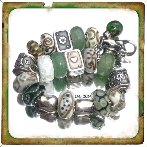 Beautiful Greens Pandora Beads Trollbeads Trollbeads Bracelet