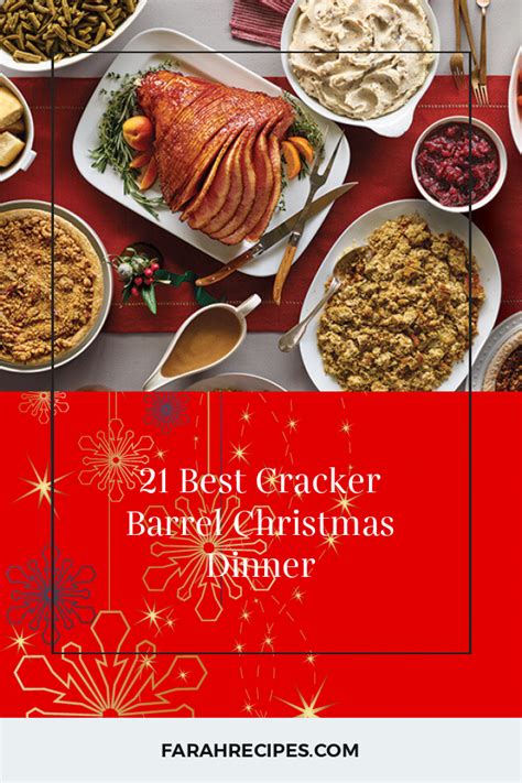 New holiday heat n' serve family dinner. 21 Best Cracker Barrel Christmas Dinner - Most Popular ...