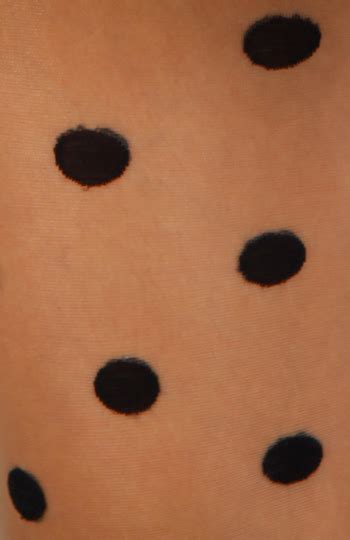 Polka Dot Stockings In Nude DAILYLOOK