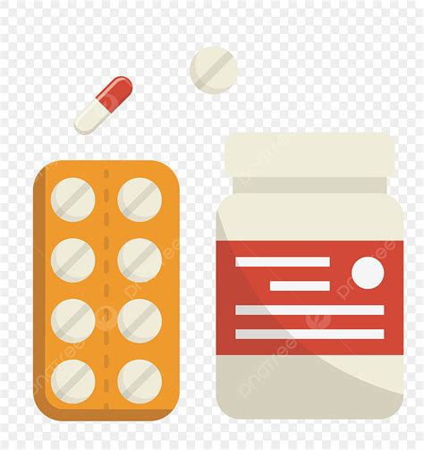 Gambar Obat Obatan Pasokan Medis Obat Botol Pil Kapsul Png Dan