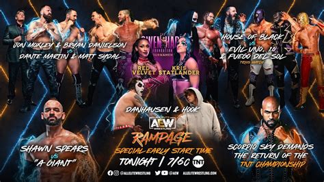 Aew Rampage Results Bryan Danielson Jon Moxley And More