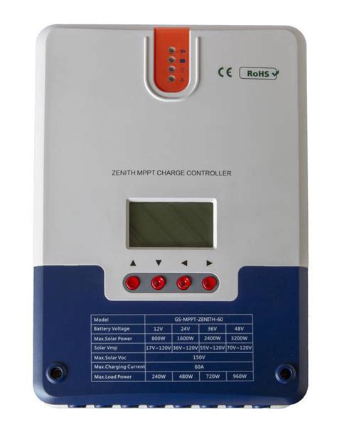 Zenith 12/24/36/48-Volt 60 Amp MPPT Solar Charge Controller