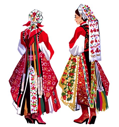 3 Hungarian Folk Costumes From Kalotaszeg Now