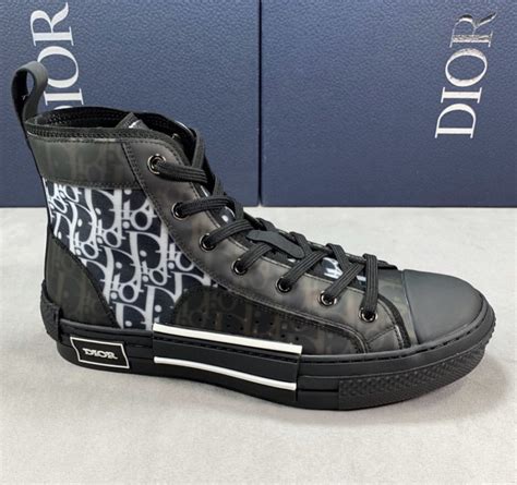 Dior B23 High Top Sneaker Black And White Billionairemart
