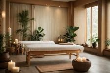 Serene Ambiance Of Massage Studio Free Stock Photo - Public Domain Pictures