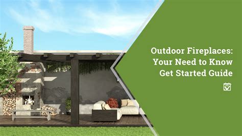 Outdoor Fireplaces Your Need To Know Get Started Guide