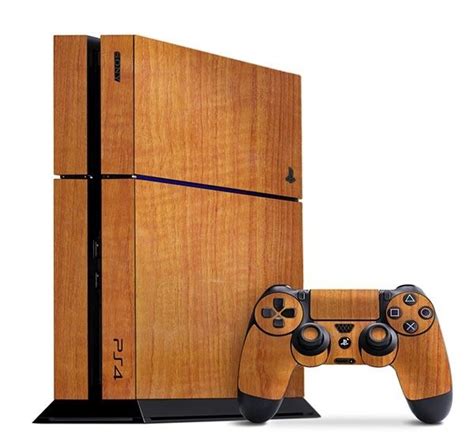 Playstation 4 Teak Wood Skins Playstation Playstation 4 Ps4