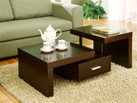 This round coffee table breaks down into four pie sliced side tables perfect for accommodating scattered seated guests. Unique Coffee Table - is Victory Over the Boring Interior ...