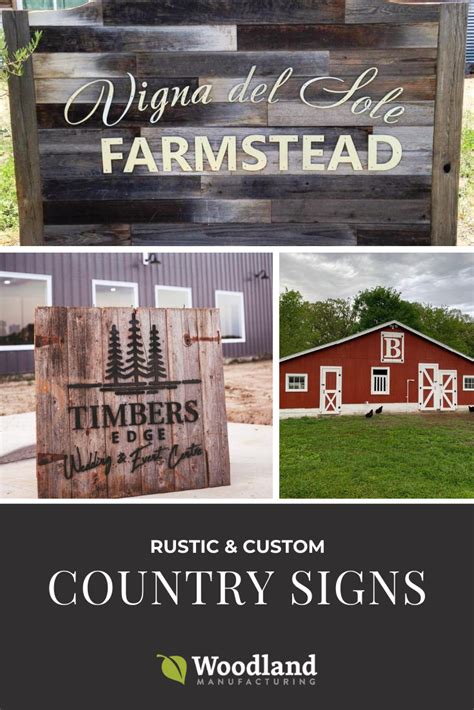 Country Signs Rural Signs Created By Our Customers Woodland Articles