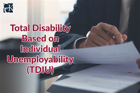 Tdiu Total Disability Individual Unemployability Cck Law