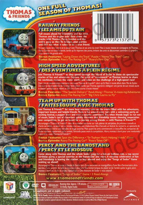 Thomas And Friends Adventure Pack 4 Dvd Set Complete Season Boxset