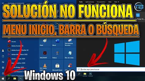 SoluciÓn No Funciona Barra De Tareas MenÚ Inicio Y BÚsqueda En Windows