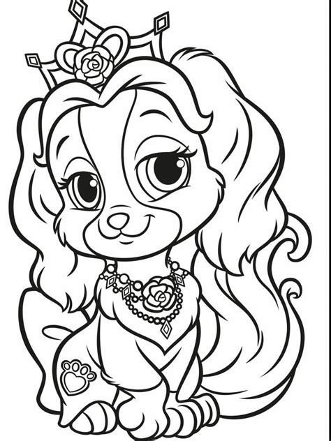 Photo mermaid craft for girls free template. Cute Puppy Coloring Pages For Adults. Puppies are small ...