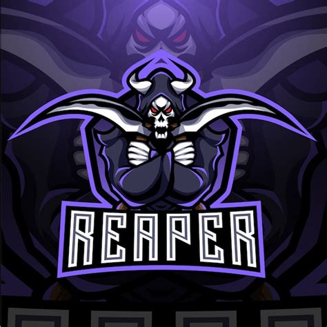 Premium Vector Reaper Esport Mascot Logo Design