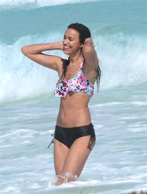 IRINA SHAYK In Bikini At A Beach In Cancu HawtCelebs
