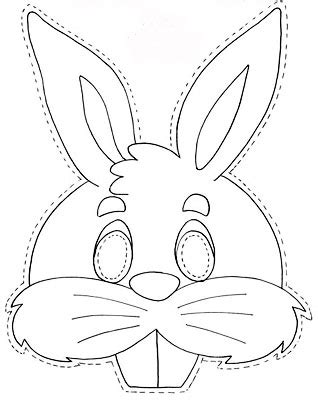 You can have some quiet time and do these together, or make them a reward for helping with chores. Rabbit Mask - free coloring pages | Coloring Pages