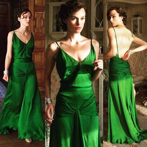 Just google 'atonement green dress' and you'll know what is the movie gown of the year. The Corseted Beauty on Instagram: "This emerald green ...