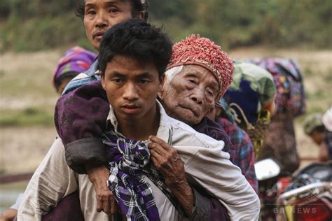 ミャンマー北部で軍と武装勢力が衝突、数千人が避難 国連 写真4枚 国際ニュース：afpbb news