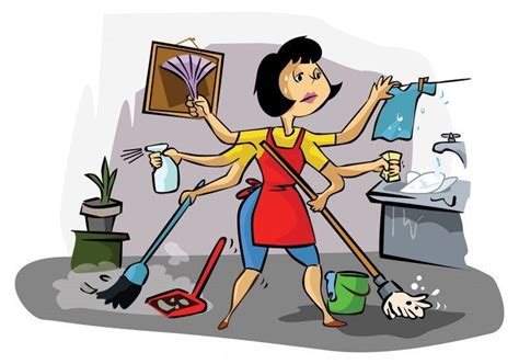 How Much Time Do You Actually Spend On Housework Baby Clip Art