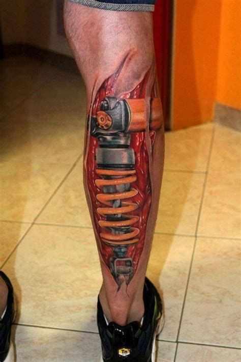 Insane Mechanics Tattoo Designs Biomechanik Tattoo Biomechanik