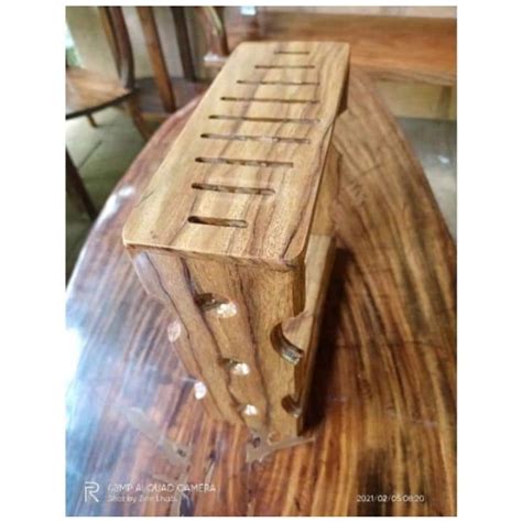 Knife Organizer Holder Magkuno Wood Shopee Philippines