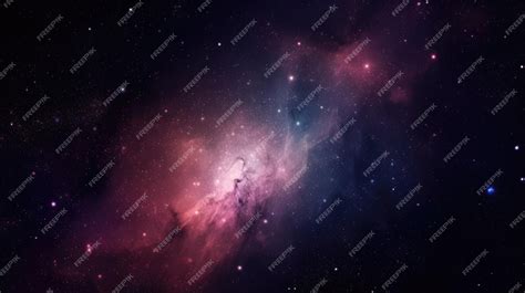 Premium Ai Image Space Background With Vibrant Galaxies Luminescent