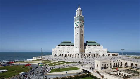 Hassan Ii Mosque Third Largest Mosque In Stock Footage Sbv 300209174