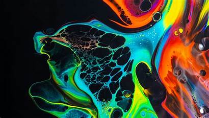 Paint 4k Liquid Fluid Multicolored Stains Abstract