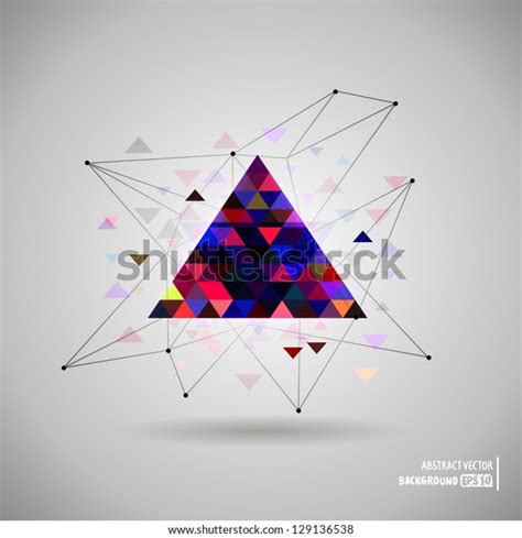 Hipster Space Triangle Mystic Galaxy Astral Stock Vector Royalty Free