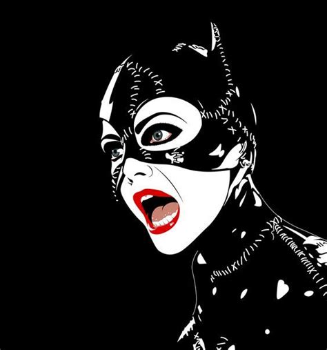 Tim Burtons Catwoman Catwoman Batman Illustration Tim Burton Batman
