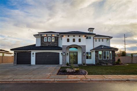 Luxury custom home in The Arbors by S&S Homes, St George, Utah