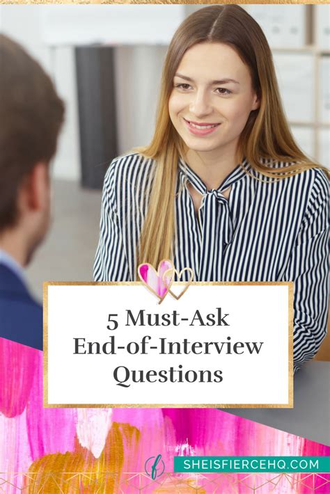 5 Must Ask End Of Interview Questions Showit Blog