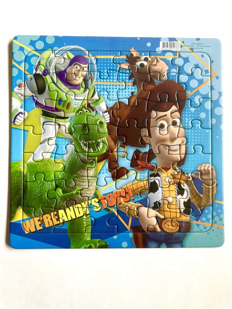 Disney Pixars Toy Story 3 Buzz Woody And Bullseyejigsaw Puzzle 42pc