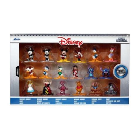 Jada Toys Nano Metalfigs Disney Wave 1 Set Of 20 Diecast Figures 1