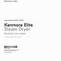 Kenmore Elite He3 Dryer Manual