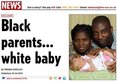 Una Pareja De Padres Negros Tienen Un Beb Blanco