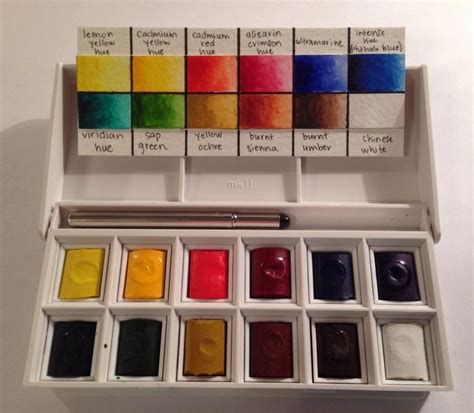 Winsor And Newton Cotman Watercolor Paint Set Sketchers Pocket Set 12