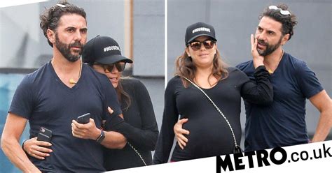 Eva Longoria And Husband Pepe Are Adorable On Walk Before Due Date
