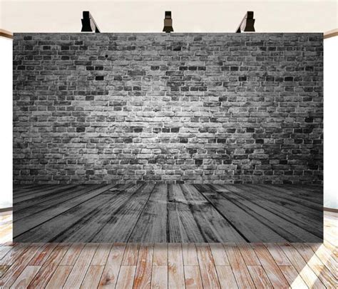 Retro Wall Brick Party Backdrop Decorations Baby Shower Banner Etsy