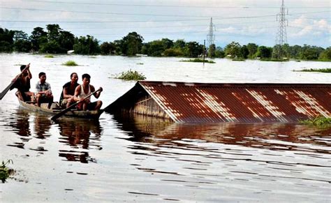 Flood Situation In Assam Worsens Leaves 21 Dead
