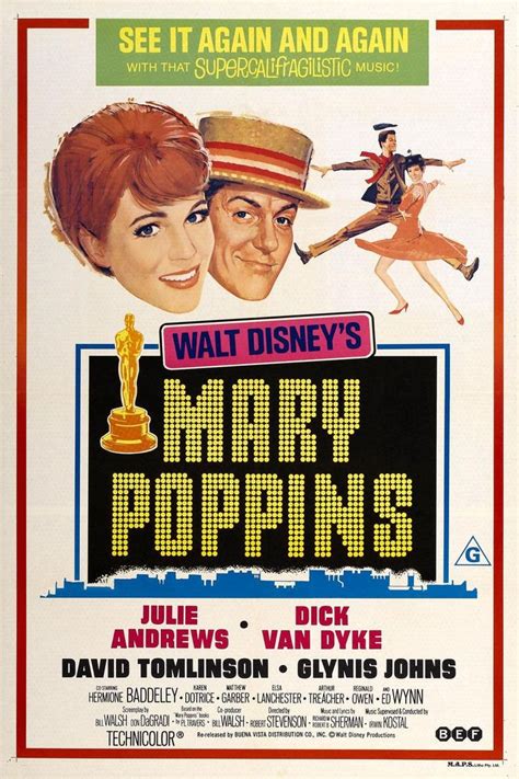 Mary Poppins 1964 Vintage Movie Poster Etsy Mary Poppins Poster