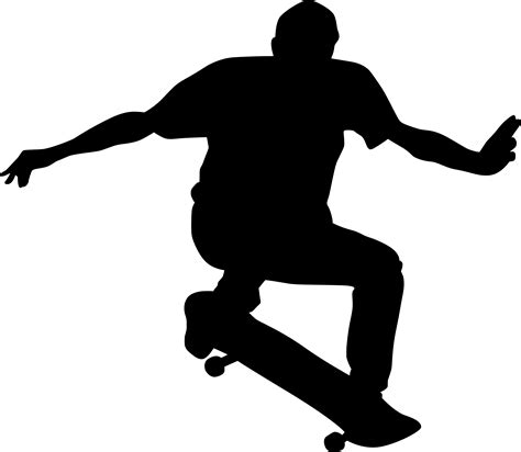 12 Skateboarder Silhouette (PNG Transparent) | OnlyGFX.com