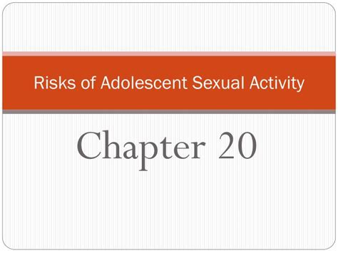 ppt risks of adolescent sexual activity powerpoint presentation free download id 3532214
