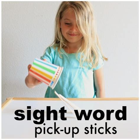 Sight Word Pick Up Sticks Spelling Game Fantastic Fun And Learning