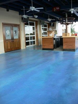 Use a bigger paintbrush for this. Ocean Blue Concrete Floors SGF Floors Mc Ewen, TN ...