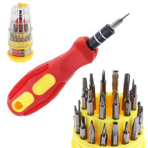 31 In 1 Screwdriver Set Easy To Carry Open Iphone 08mm Precision