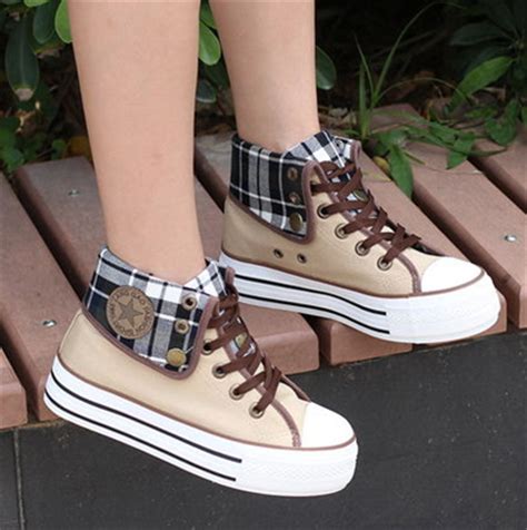 Round toedetailed measurements:heel height(cm) 10.5cmplatform. Japanese students canvas shoes · Asian Cute {Kawaii Clothing} · Online Store Powered by Storenvy