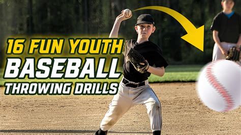 16 Fun Youth Baseball Throwing Drills Youtube
