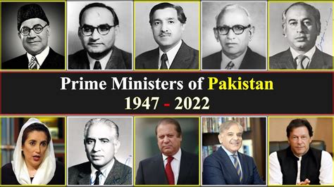 list of prime minister of pakistan from 1947 to 2022 list of pakistani prime minister youtube