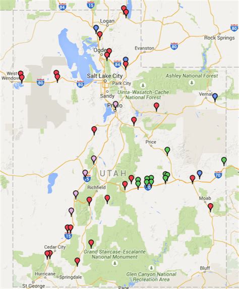 I 70 Map With Mile Markers
